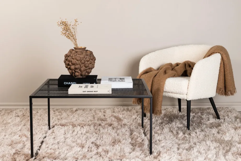 Mustast terasest diivanilaud restriiuliga Netz sarjast, 15627-208 – 8