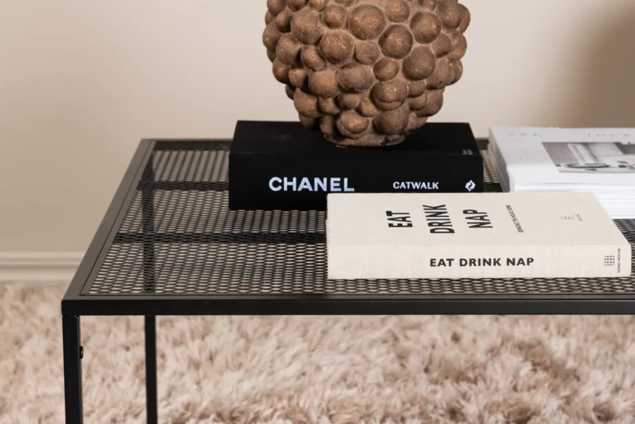 Mustast terasest diivanilaud restriiuliga Netz sarjast, 15627-208 – 9