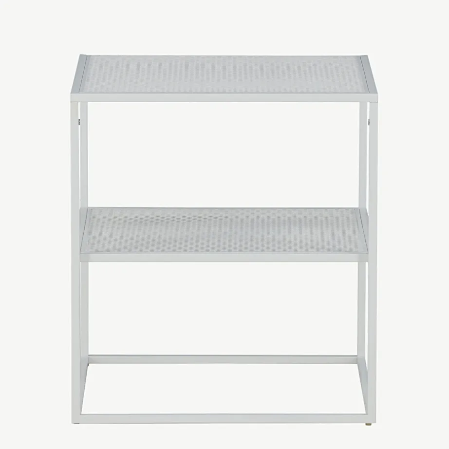 Valge terasest abilaud Netz võreliistuga, 15628-201 – 2