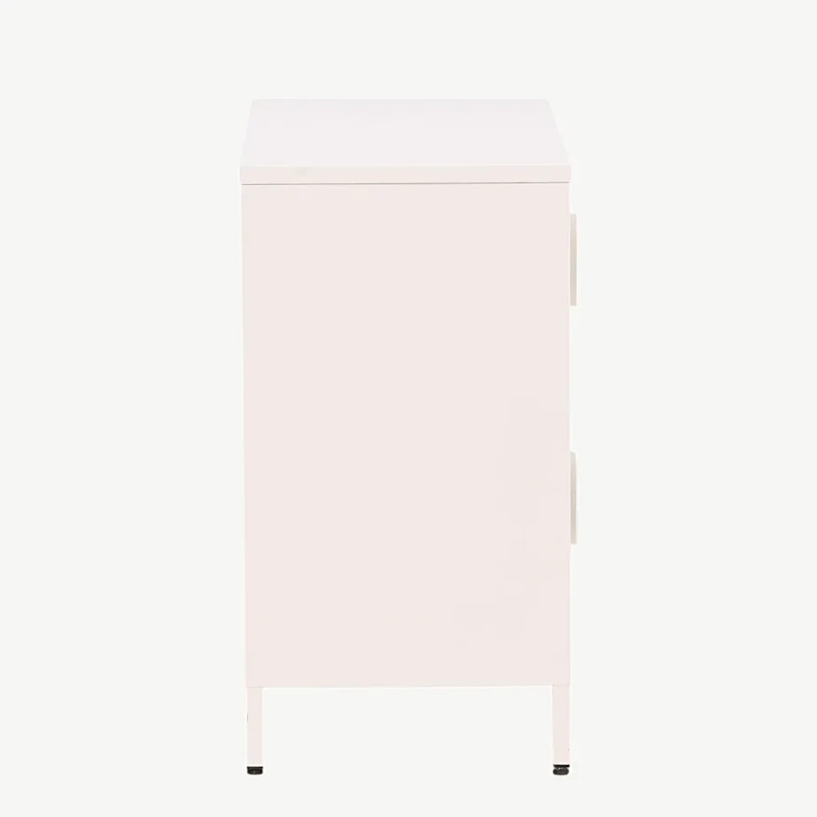 Valge terasest võrguustega hoiukapp Nett sarjast, 15629-201 – 2