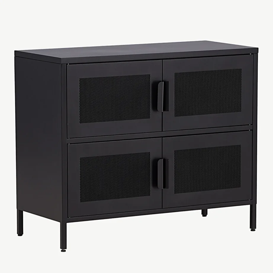 Must teraskapp võrkkatete ja kõrgete jalgadega Nett (75 x 90 cm), 15629-208 – 3