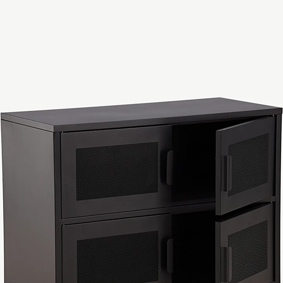 Must teraskapp võrkkatete ja kõrgete jalgadega Nett (75 x 90 cm), 15629-208 – 4