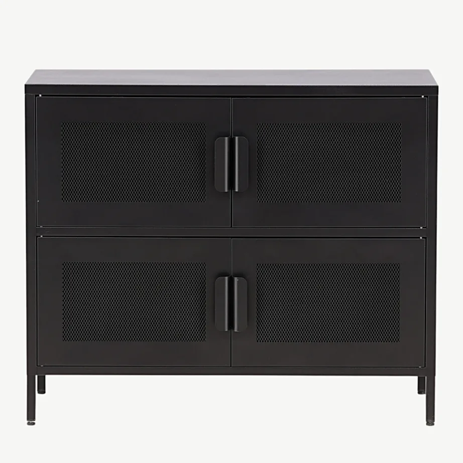 Must teraskapp võrkkatete ja kõrgete jalgadega Nett (75 x 90 cm), 15629-208 – 5