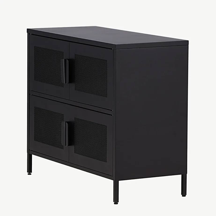 Must teraskapp võrkkatete ja kõrgete jalgadega Nett (75 x 90 cm), 15629-208 – 7