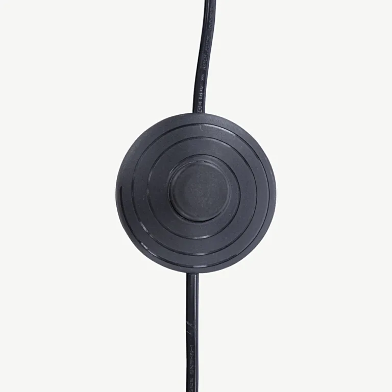 Beež põrandalamp Batangi valge PVC kupliga - 15636-330