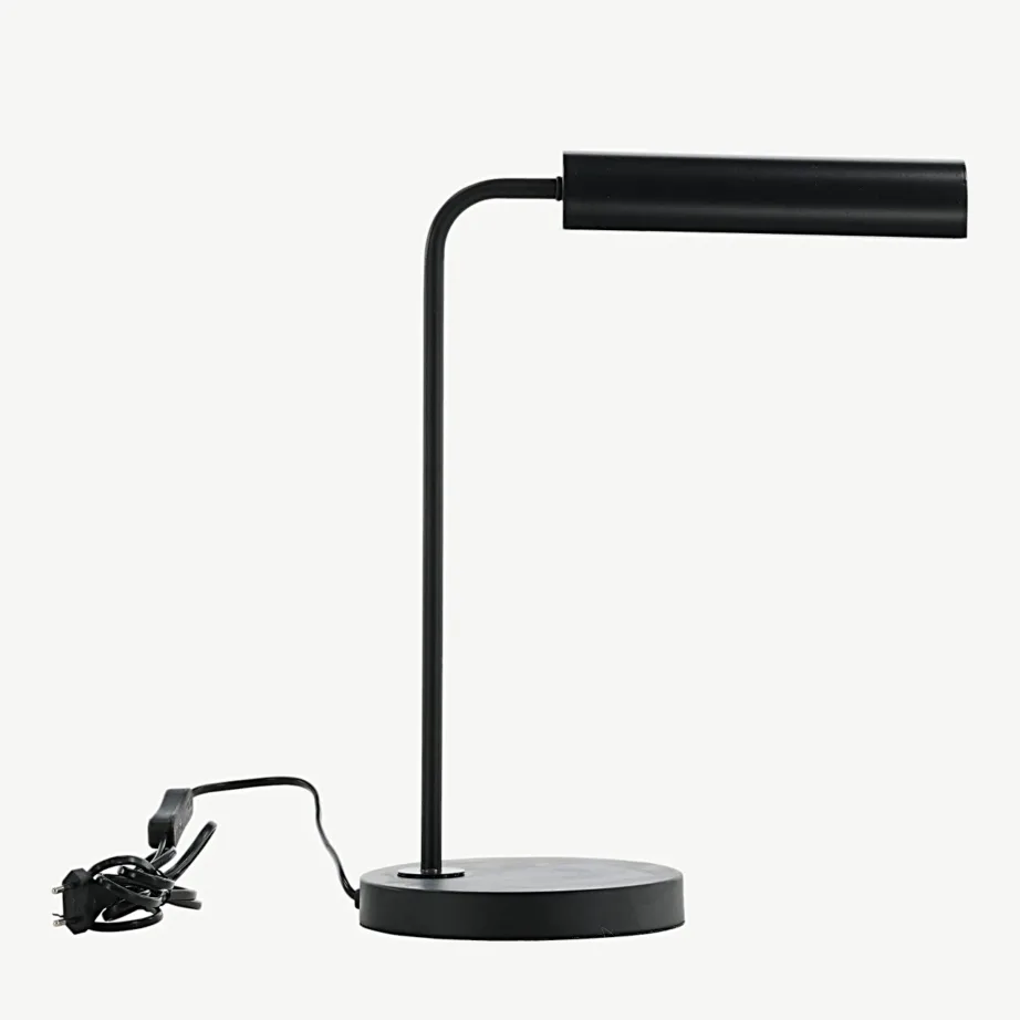 Mustast terasest lauavalgusti Harmonica (minimalistlik disain, Venture Home), 15643-888 – 2