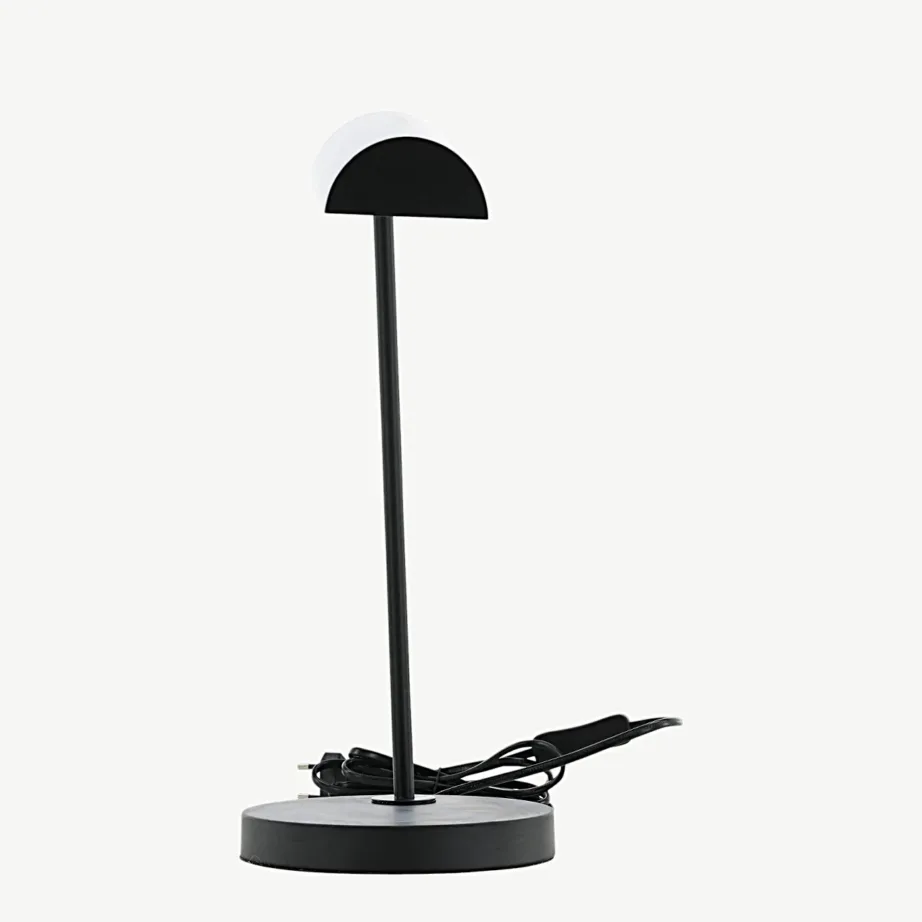 Mustast terasest lauavalgusti Harmonica (minimalistlik disain, Venture Home), 15643-888 – 7