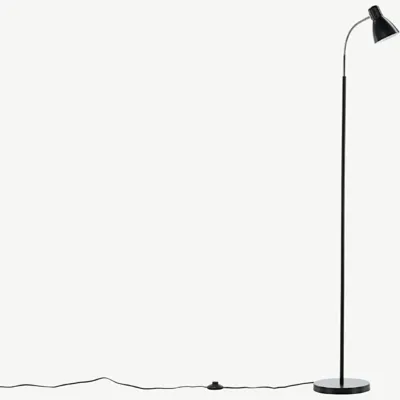 Must reguleeritava valgustusega põrandalamp Lina, teras, 150 cm - 15644-338