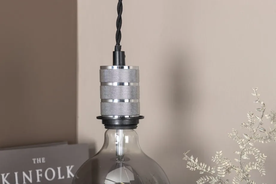 Line hõbedane rippvalgusti (harjatud terasest, 120 cm), 15645-100 – 4