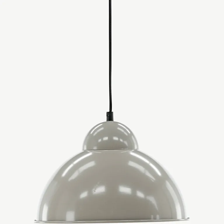 Beež metallist rippvalgusti Silly – kaasaegse disainiga, ø 31 cm - 15648-330
