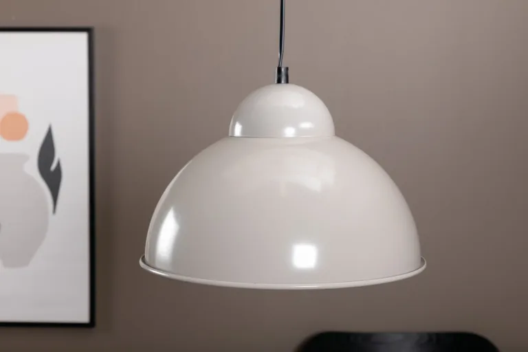 Beež metallist rippvalgusti Silly – kaasaegse disainiga, ø 31 cm - 15648-330