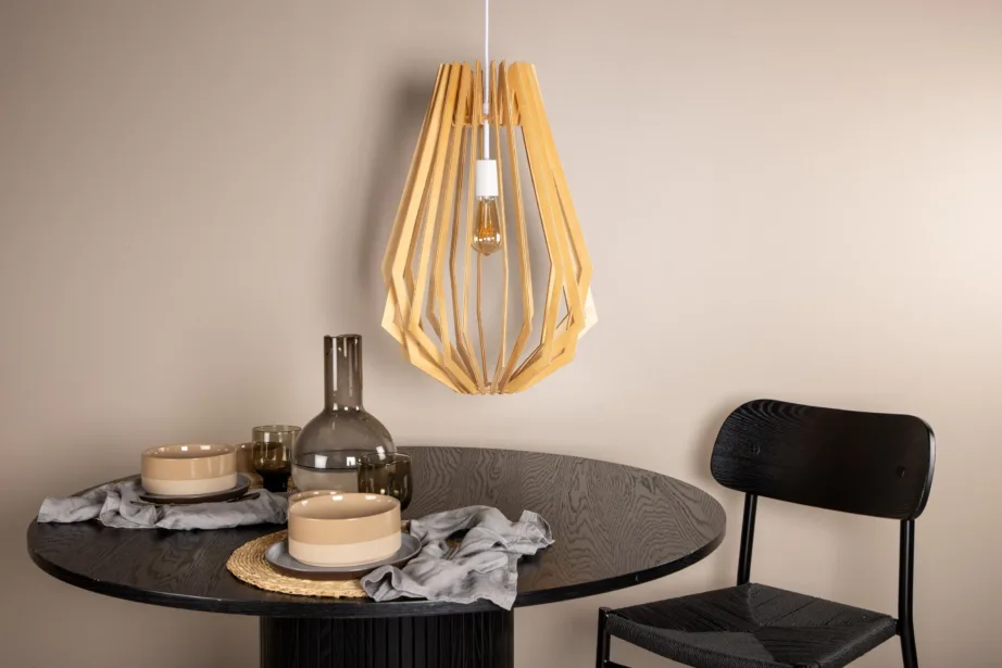 Spider puidust rippvalgusti põhjamaise disainiga, naturaalse puidu toonis, 15669-422 – 8