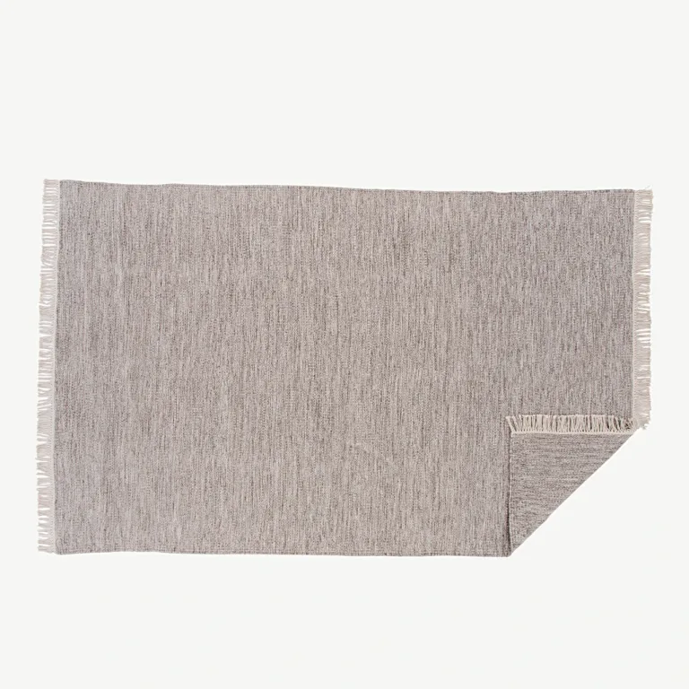 Beež käsitööna kootud villavaip Cyruse sarjast (300 × 200 cm, narmastega) - 15671-100