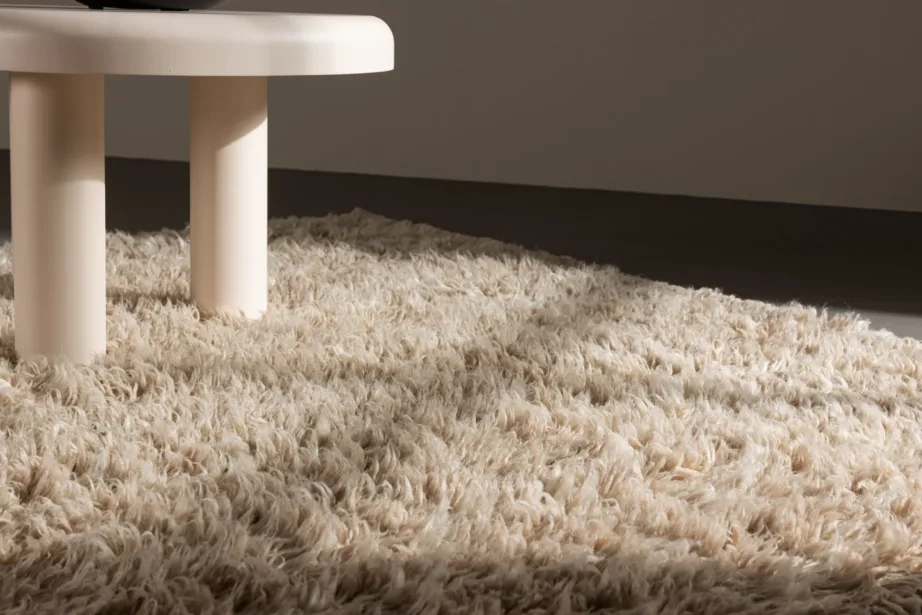 Beež käsitsi kootud villavaip Leiko (230 × 160 cm, kõrge karvaga), 15675-150 – 7