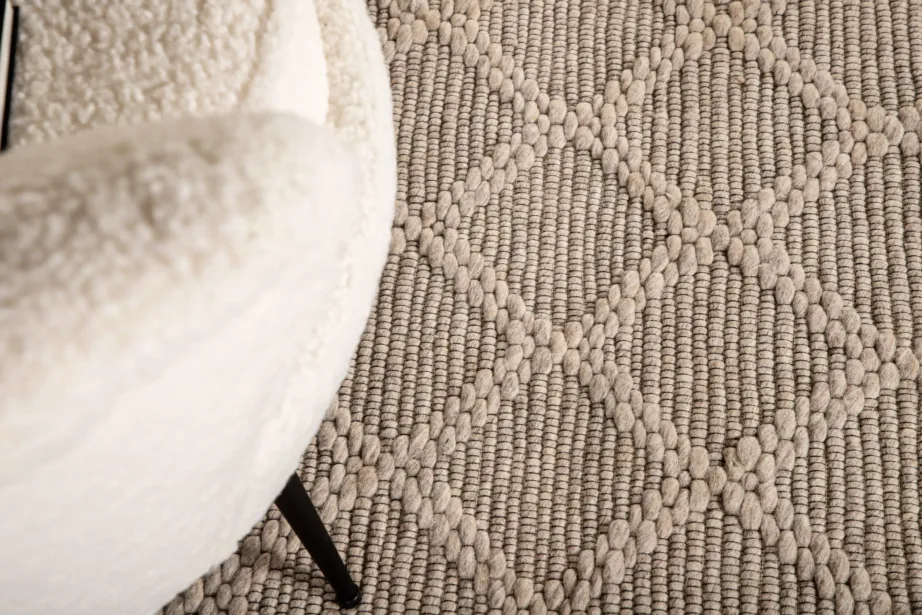 Beež käsitsi kootud villavaip Cloudy, 230 × 160 cm, 15678-160 – 4