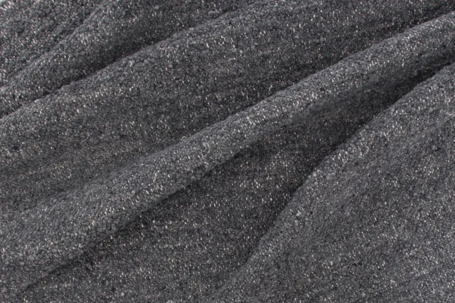 Käsitsi kootud hall villavaip Betina narmastega, 300 × 400 cm, 15681-505 – 5