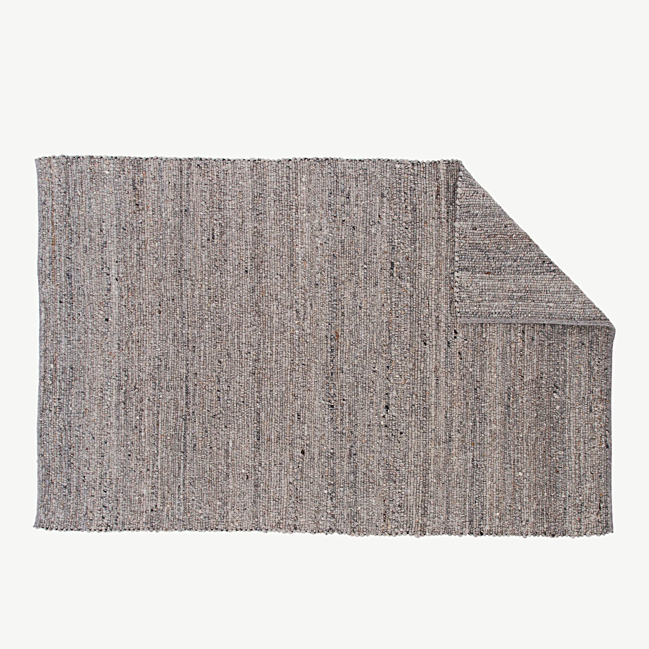 Käsitsi kootud villavaip Loump, hall/beež, 200 × 300 cm - 15683-195