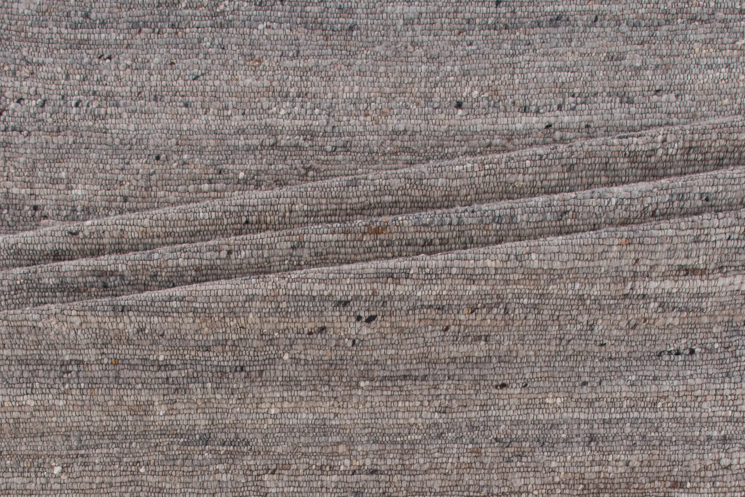 Käsitsi kootud villavaip Loump, hall/beež, 200 × 300 cm - 15683-195