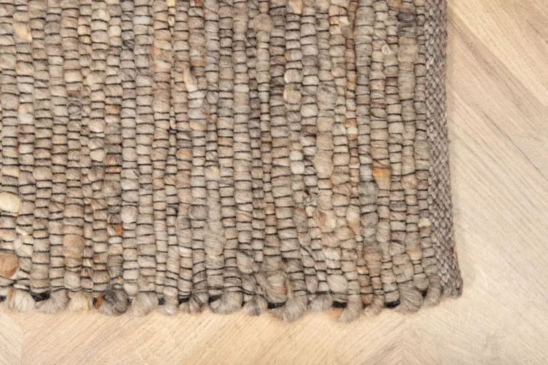 Käsitsi kootud villavaip Loump, hall/beež, 200 × 300 cm - 15683-195