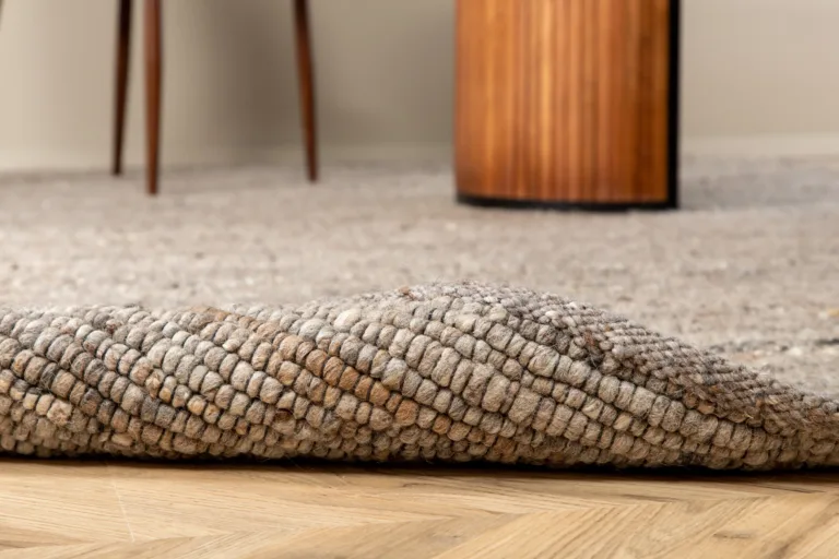 Käsitsi kootud villavaip Loump, hall/beež, 200 × 300 cm - 15683-195