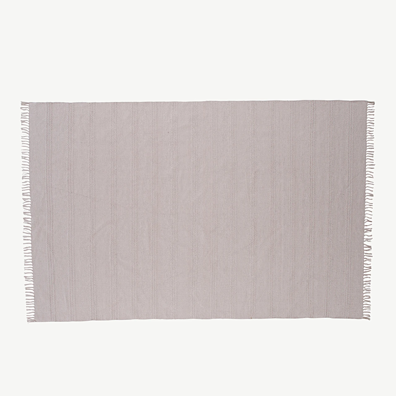 Beež käsitsi kootud puuvilla-villavaip Nico, 200 × 300 cm - 15692-695