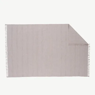 Beež käsitsi kootud puuvilla-villavaip Nico, 200 × 300 cm - 15692-695