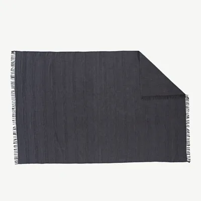 Käsitsi kootud hall puuvilla-villavaip Nico, 160 × 230 cm - 15693-555