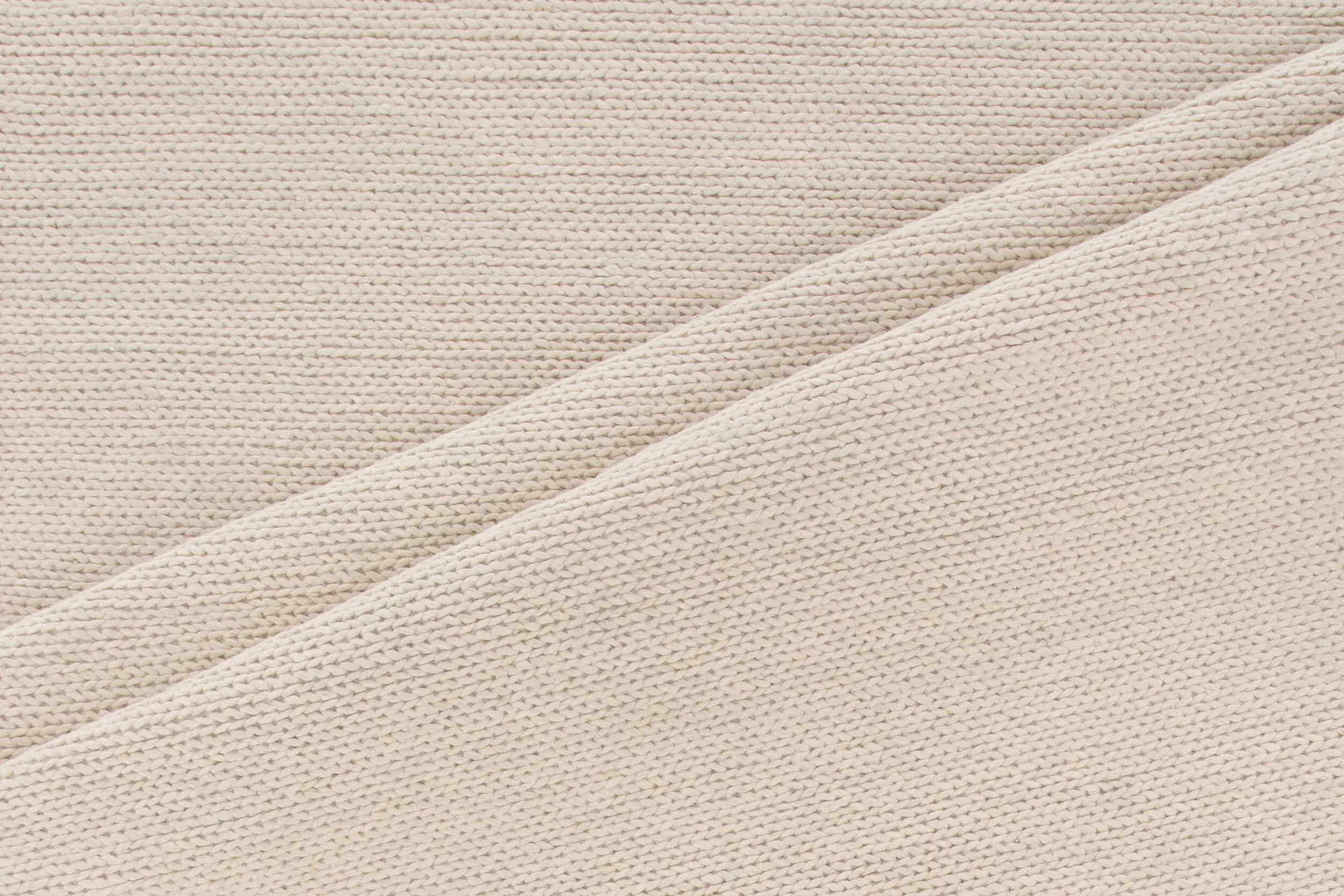 Käsitsi kootud luuvalge villavaip Marta, 200 × 300 cm - 15698-225
