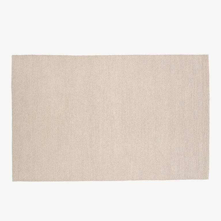 Käsitsi kootud helebeež villavaip Marta, 160 × 230 cm - 15699-225
