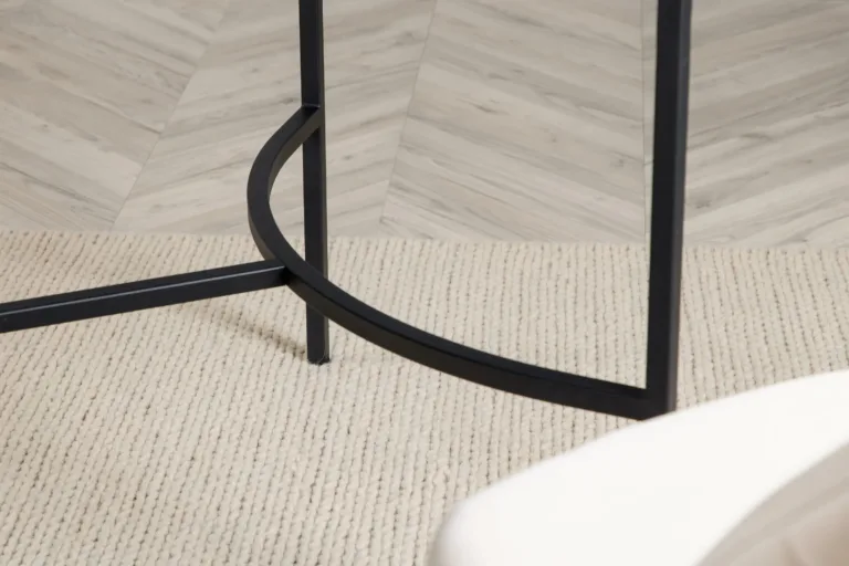 Käsitööna kootud valge villavaip Marta 250 × 350 cm - 15700-225