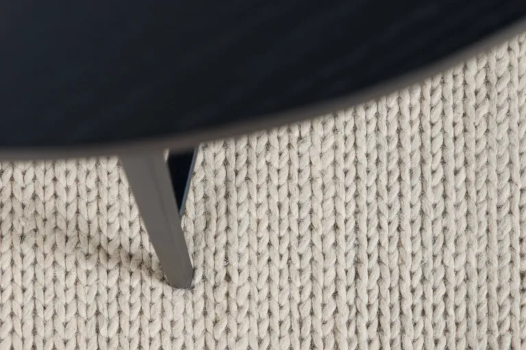 Käsitööna kootud valge villavaip Marta 250 × 350 cm - 15700-225