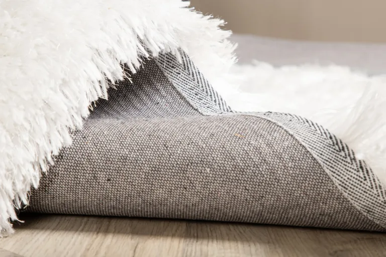 Koheva valge polüestervaiba Grace, 300×300 cm - 15705-300