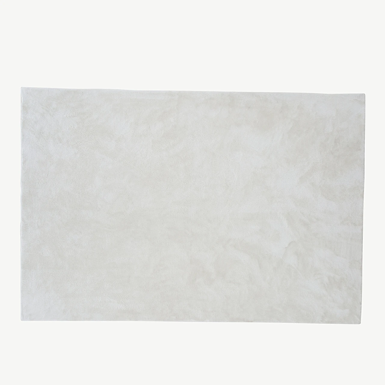 Pehmest valgest polüestrist vaip Blanca, 200 × 300 cm - 15711-530