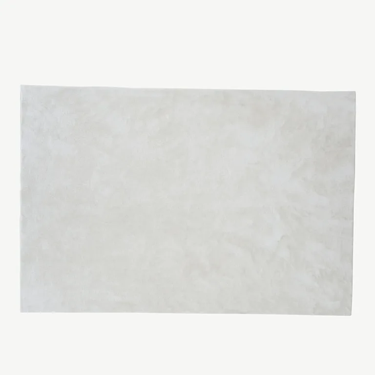 Valge pehme polüestervaip Blanca, 160 × 230 cm - 15712-530