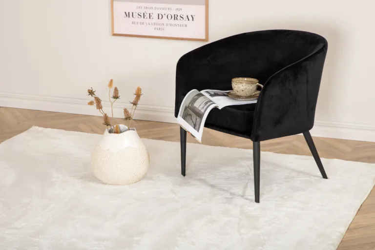 Valge pehme polüestervaip Blanca, 160 × 230 cm - 15712-530