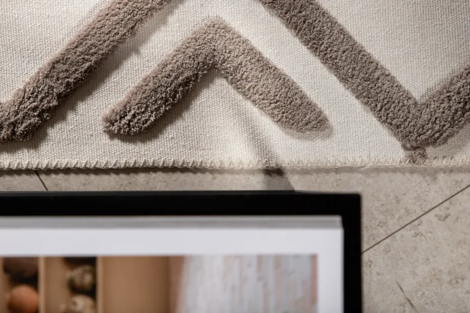 Towa pruun mustriline polüestervaip dekoratiivsete narmastega, 200 × 300 cm, 15715-557 – 8