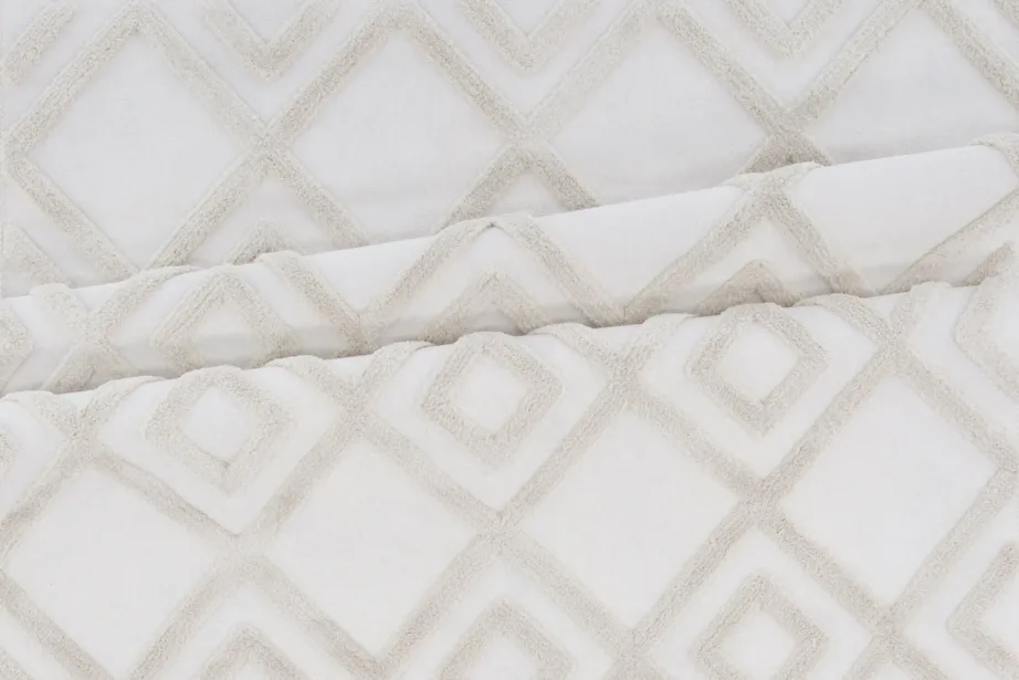 Valge mustriline polüestervaip Towa, 160 × 230 cm, 15716-530 – 5