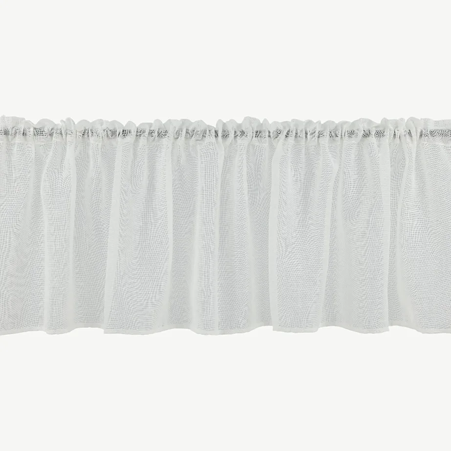 Valge polüestrist poolkardin Kaya, 55 × 250 cm, 15922-601 – 3