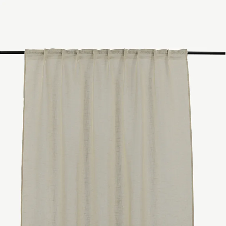 Beež polüesterkardin multiribaga Kaya 140 × 240 cm - 15923-602