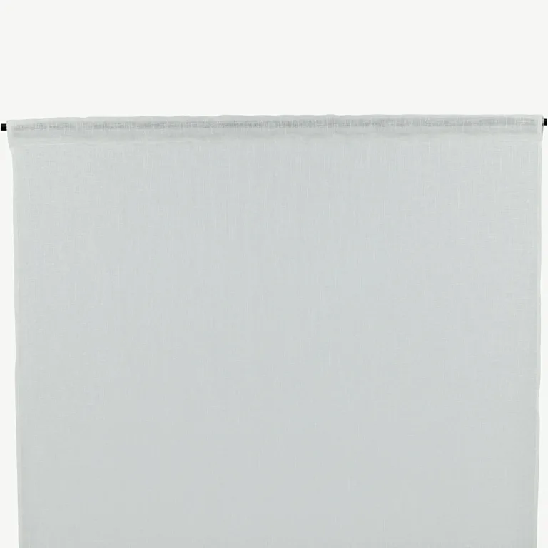 Valge poolläbipaistev polüesterkardin Kaya, multiband (140 × 290 cm, 2 tk) - 15924-601