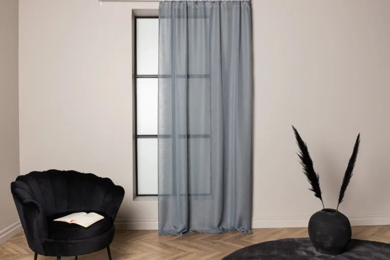 Helehall polüesterkardin multilindiga Kaya, 140 × 290 cm, 2 tk - 15924-605