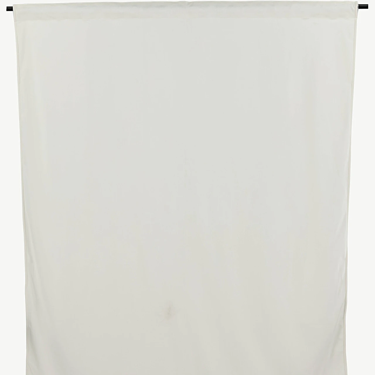 Valged läikivad polüesterkardinad Mary, 135 × 250 cm, 2 tk komplektis - 15925-701