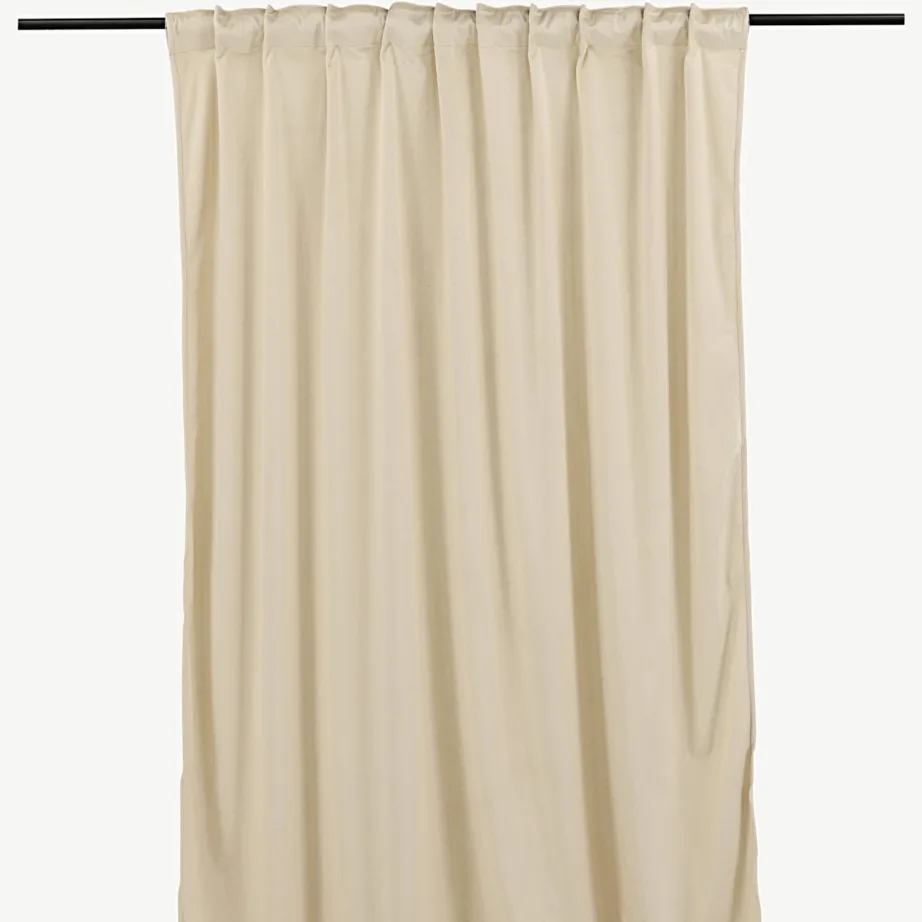 Beežid läikivad polüesterkardinad Mary, 135 × 250 cm, 2 tk, 15925-702 – 3