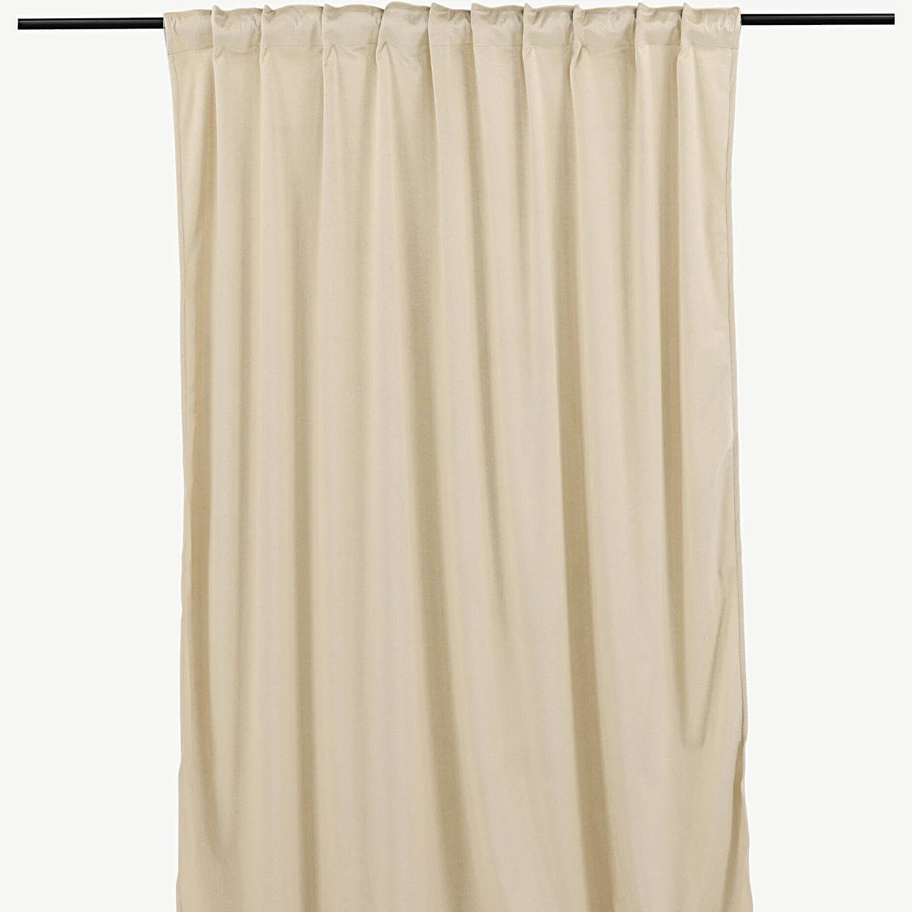Beežid läikivad polüesterkardinad Mary, 135 × 250 cm, 2 tk - 15925-702