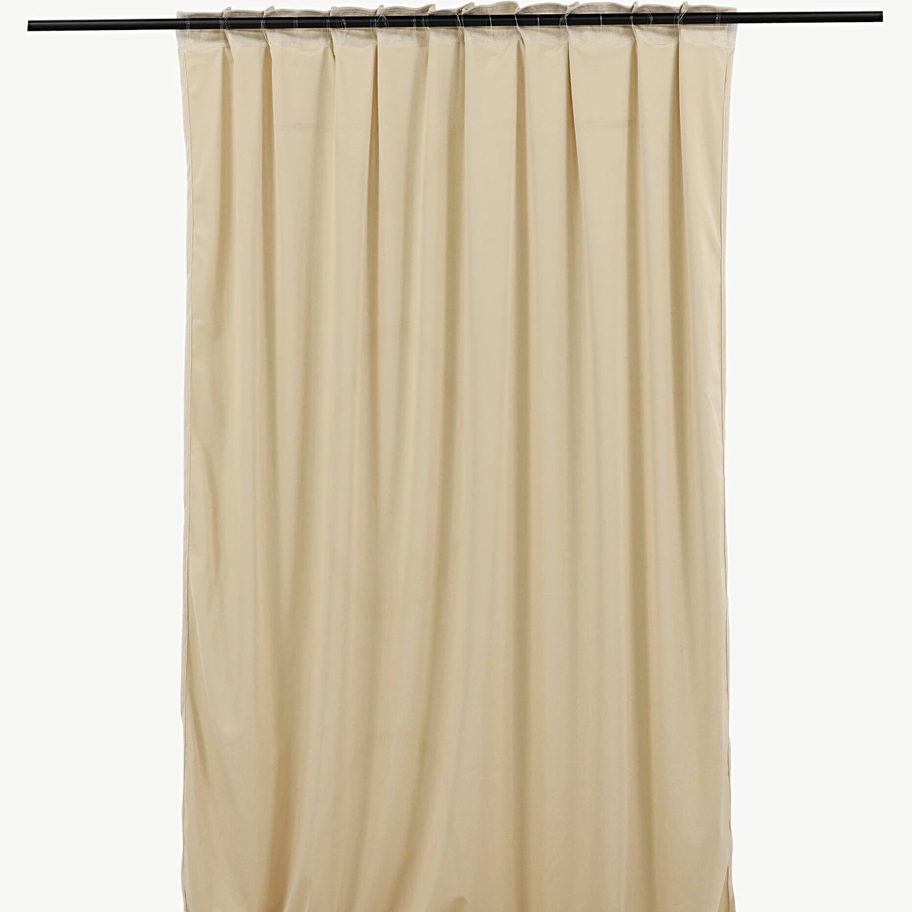 Beežid läikivad polüesterkardinad Mary, 135 × 250 cm, 2 tk - 15925-702