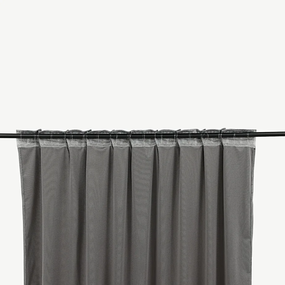 Mary tumehall sametkardin, 135 × 250 cm (polüester), 15925-705 – 4