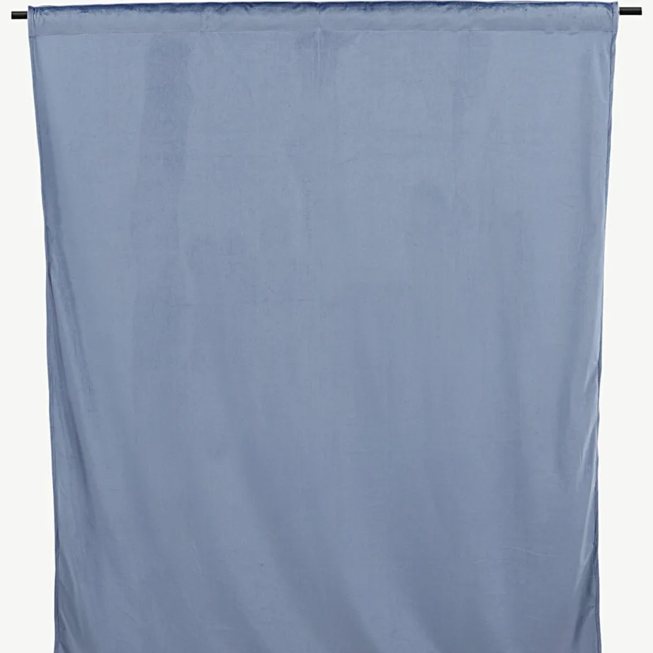 Sinised sametpinnaga kardinad Mary, 135×250 cm, polüester, 15925-707 – 2