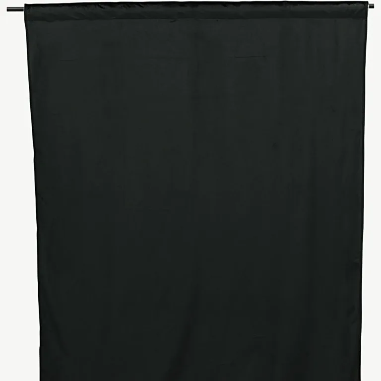 Must läikiva pinnaga polüesterkardinad Mary, 135 × 250 cm – 2 tk komplektis - 15925-708