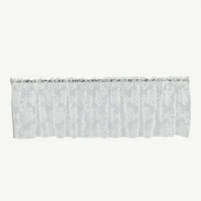 Valge pitskardin Daisy (polüestrist, 250 × 55 cm) - 15926-801