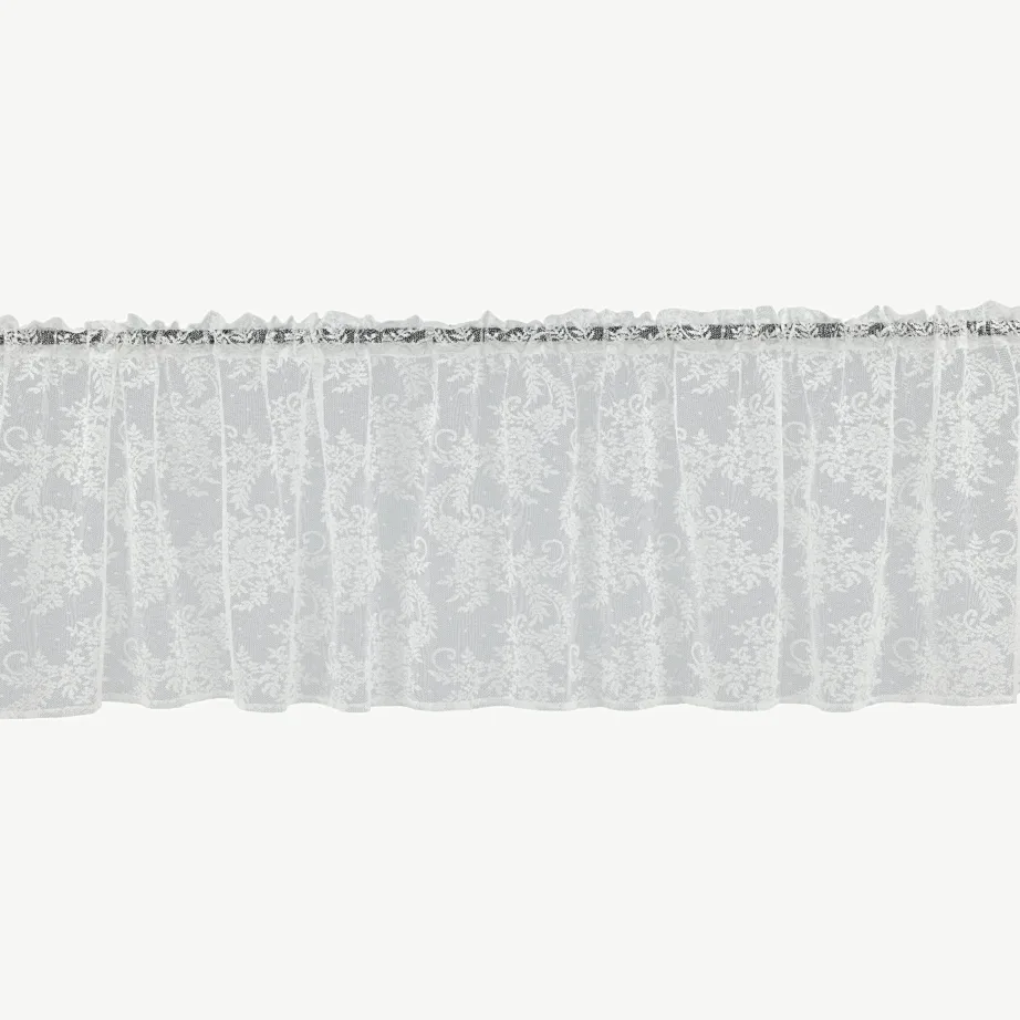 Valge pitskardin Daisy (polüestrist, 250 × 55 cm), 15926-801 – 3